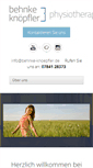 Mobile Screenshot of behnke-knoepfler.de